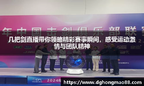 几把剑直播带你领略精彩赛事瞬间,感受运动激情与团队精神